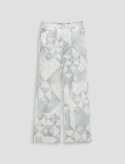 Kora Pant Geo Stripes High-Rise Wide Leg WOMENS BOTTOMS Photo 1