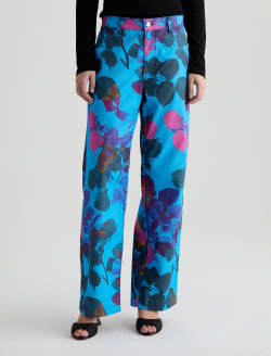 Caden Straight Leg Trouser Sunset Rose Mid-Rise Relaxed    WOMENS BOTTOMS Photo 3