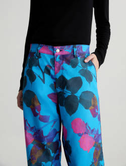 Caden Straight Leg Trouser Sunset Rose Mid-Rise Relaxed    WOMENS BOTTOMS Photo 4