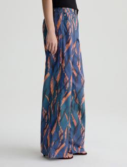 Adria Pant Painting Tiger Navy Low-Rise Wide Leg WOMENS BOTTOMS Photo 5