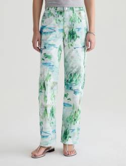 Brinley Pants Watercolor Yosemite Mid-Rise Straight WOMENS BOTTOMS Photo 3