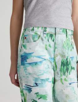 Brinley Pants Watercolor Yosemite Mid-Rise Straight WOMENS BOTTOMS Photo 4