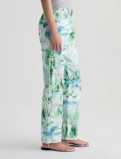 Brinley Pants Watercolor Yosemite Mid-Rise Straight WOMENS BOTTOMS Photo 5