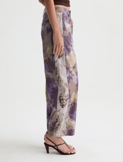 Hattie Pant Shadow Grapes High-Rise Barrel WOMENS BOTTOMS Photo 5