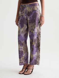 Hattie Pant Shadow Grapes High-Rise Barrel WOMENS BOTTOMS Photo 6