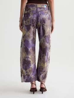 Hattie Pant Shadow Grapes High-Rise Barrel WOMENS BOTTOMS Photo 8