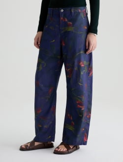 Fiona Pant Night Floral High-Rise Barrel WOMENS BOTTOMS Photo 6