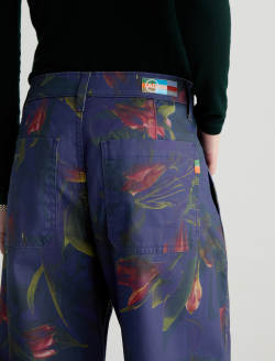 Fiona Pant Night Floral High-Rise Barrel WOMENS BOTTOMS Photo 7