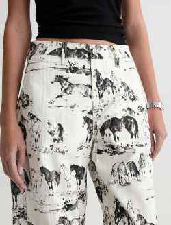 Fiona Pant Wild Horse High-Rise Barrel WOMENS BOTTOMS Photo 4
