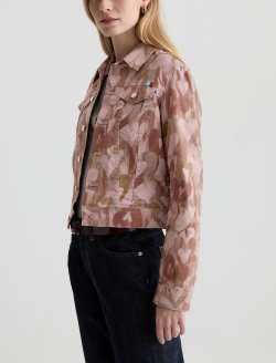 Robyn Jacket Heart Paint Slim Trucker WOMENS TOPS Photo 7