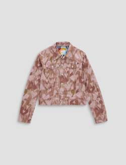 Robyn Jacket Heart Paint Slim Trucker WOMENS TOPS Photo 1