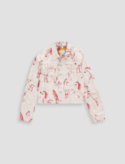 Robyn Jacket Red Horse Slim Trucker WOMENS TOPS Photo 1