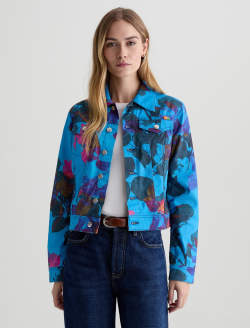 Robyn Jacket Sunset Rose Slim Trucker WOMENS TOPS Photo 2