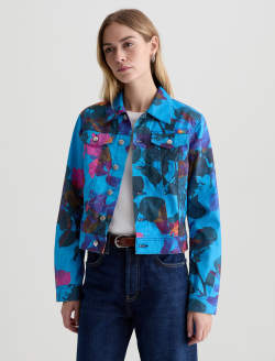 Robyn Jacket Sunset Rose Slim Trucker WOMENS TOPS Photo 7