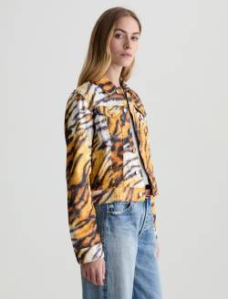 Robyn Jacket Wild Tiger Slim Trucker WOMENS TOPS Photo 4