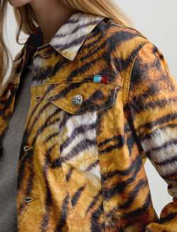 Robyn Jacket Wild Tiger Slim Trucker WOMENS TOPS Photo 6
