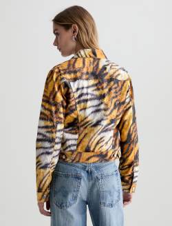 Robyn Jacket Wild Tiger Slim Trucker WOMENS TOPS Photo 8