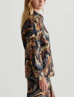 Lucien Jacket Wild Fur Art Project Utility Shirt Jacket WOMENS TOPS Photo 4