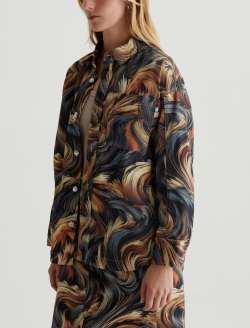 Lucien Jacket Wild Fur Art Project Utility Shirt Jacket WOMENS TOPS Photo 7