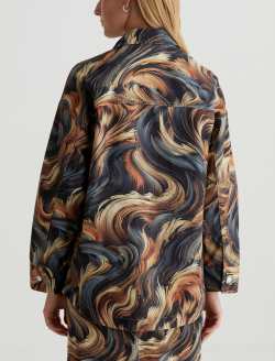 Lucien Jacket Wild Fur Art Project Utility Shirt Jacket WOMENS TOPS Photo 8