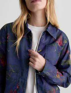 Jo Jacket Night Floral Utility Jacket WOMENS TOPS Photo 3