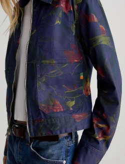 Jo Jacket Night Floral Utility Jacket WOMENS TOPS Photo 6