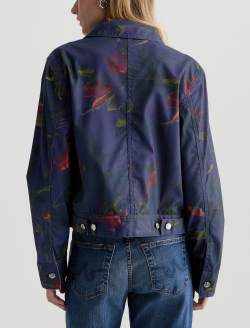 Jo Jacket Night Floral Utility Jacket WOMENS TOPS Photo 8