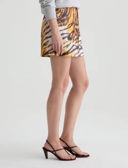 Jae Skirt Wild Tiger Utility Mini Skirt WOMENS BOTTOMS Photo 5