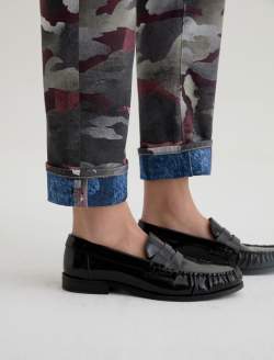 Caden Tapered Trouser Wax Camo Pink Mid-Rise Relaxed WOMENS BOTTOMS Photo 6