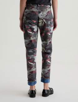 Caden Tapered Trouser Wax Camo Pink Mid-Rise Relaxed WOMENS BOTTOMS Photo 8