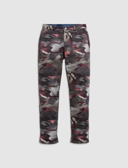 Caden Tapered Trouser Wax Camo Pink Mid-Rise Relaxed WOMENS BOTTOMS Photo 1