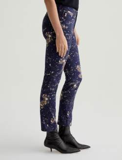 Mari Cosmic Ray Golden Topaz Art Project Mid-Rise Slim Straight WOMENS BOTTOMS Photo 5
