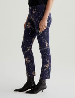 Mari Cosmic Ray Golden Topaz Art Project Mid-Rise Slim Straight WOMENS BOTTOMS Photo 6