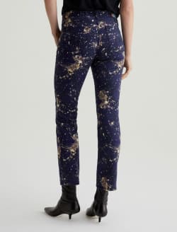 Mari Cosmic Ray Golden Topaz Art Project Mid-Rise Slim Straight WOMENS BOTTOMS Photo 8