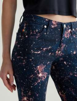 Angel Cosmic Ray Pearl Pink Art Project Low-Rise Boot WOMENS BOTTOMS Photo 4
