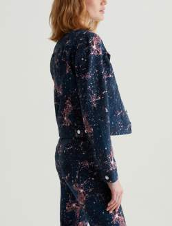 Robyn Jacket Cosmic Ray Pearl Pink Art Project Slim Jacket WOMENS TOPS Photo 4