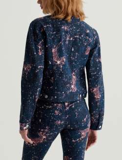 Robyn Jacket Cosmic Ray Pearl Pink Art Project Slim Jacket WOMENS TOPS Photo 8