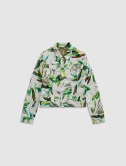 Robyn Jacket Morning Leaves Paint Art Project Slim Jacket WOMENS TOPS Photo 1