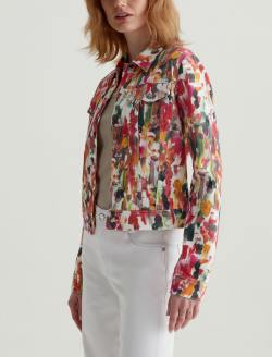 Robyn Jacket Venus Mix Red Multi Slim Trucker WOMENS TOPS Photo 7