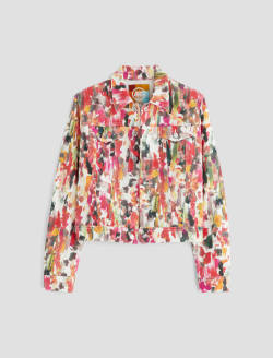 Robyn Jacket Venus Mix Red Multi Art Project Slim Jacket WOMENS TOPS Photo 1