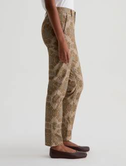 Caden SUD Tapered Trouser Boho Damask Sueded Sateen Mid-Rise Relaxed    WOMENS BOTTOMS Photo 5