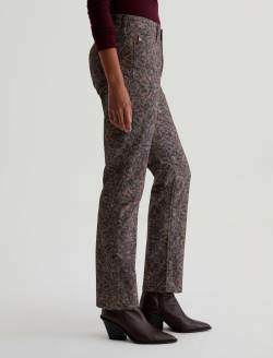 Mari SUD Pant Tribal Snake Skin Sueded Mid-Rise Slim Straight WOMENS BOTTOMS Photo 5