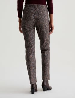 Mari SUD Pant Tribal Snake Skin Sueded Mid-Rise Slim Straight WOMENS BOTTOMS Photo 8