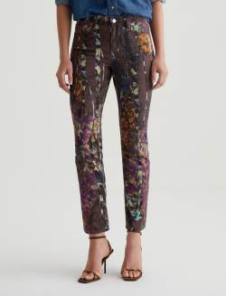 Mari SUD Under The Sea Art Project Mid-Rise Slim Straight WOMENS BOTTOMS Photo 3