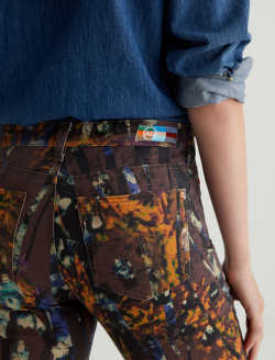 Mari SUD Under The Sea Art Project Mid-Rise Slim Straight WOMENS BOTTOMS Photo 7