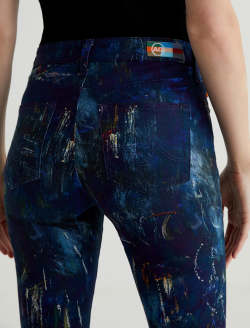 Farrah Boot SUD Fireworks Art Project Mid-Rise Boot WOMENS BOTTOMS Photo 7