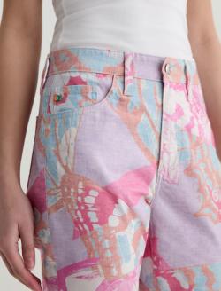 Farrah Boot SUD Pink Butterflies Art Project Mid-Rise Fit WOMENS BOTTOMS Photo 4