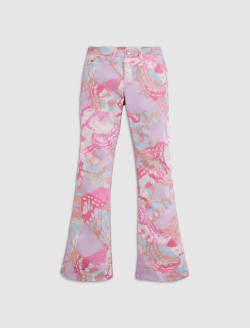 Farrah Boot SUD Pink Butterflies Art Project Mid-Rise Fit WOMENS BOTTOMS Photo 1