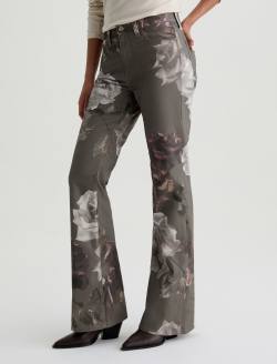 Farrah Boot SUD Pant Winter Flower Sueded Sateen Mid-Rise Boot WOMENS BOTTOMS Photo 6