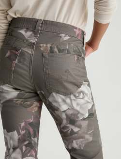 Farrah Boot SUD Pant Winter Flower Sueded Sateen Mid-Rise Boot WOMENS BOTTOMS Photo 7